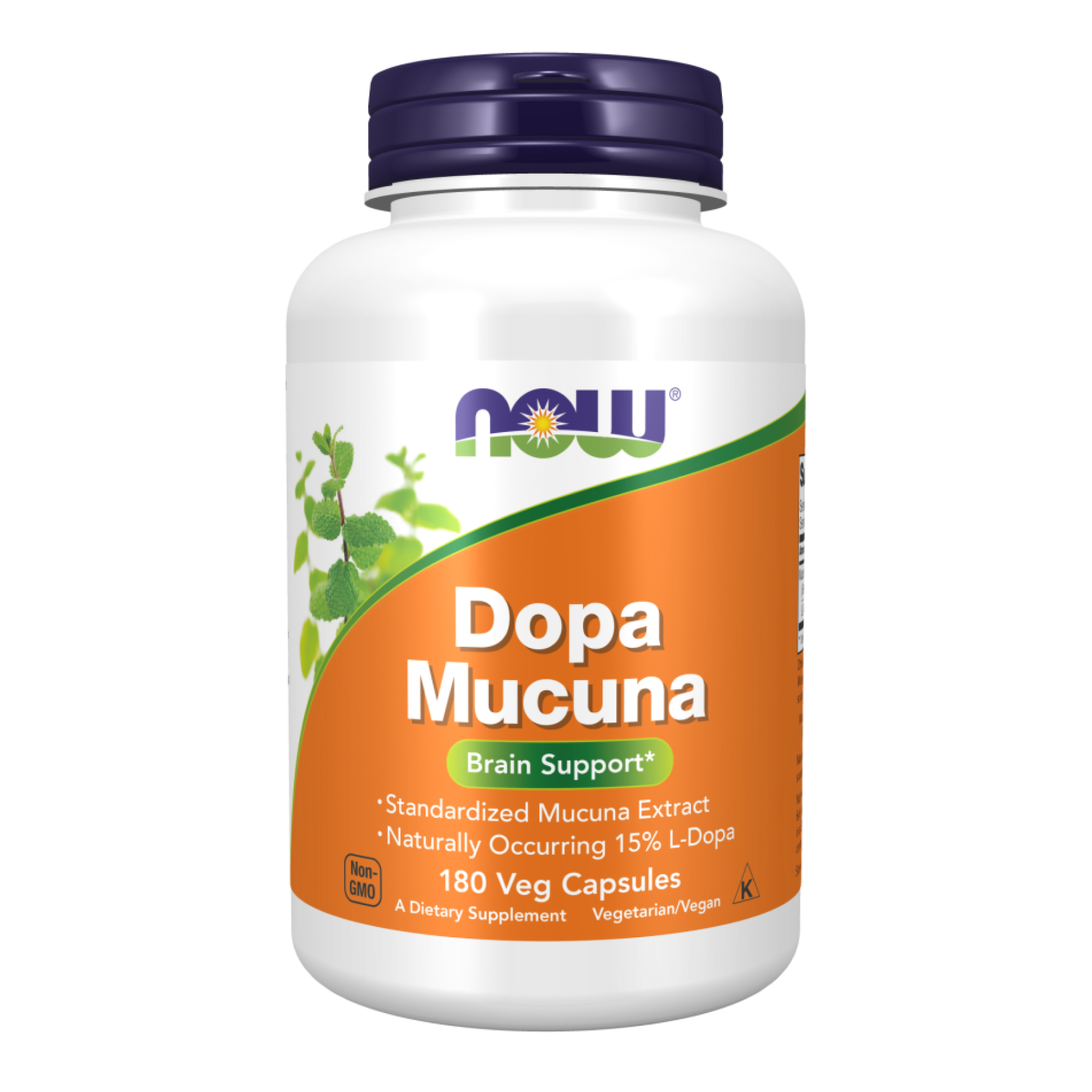 Мукуна пекуча, Now Foods Dopa Mucuna, 90 вегетаріанських капсул