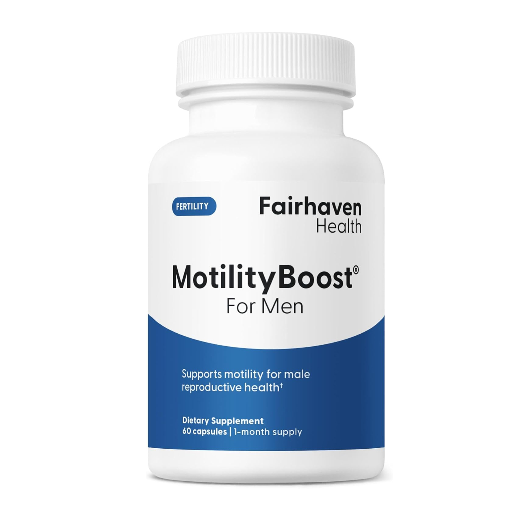 Комплекс для репродуктивного здоров'я чоловіків, Fairhaven Health MotilityBoost for Men, 60 капсул