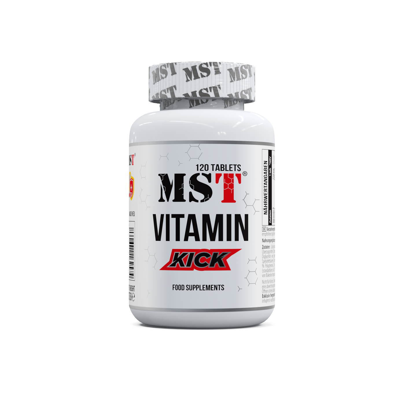 Мультивітаміни, MST Vitamin Kick, 120 таблеток