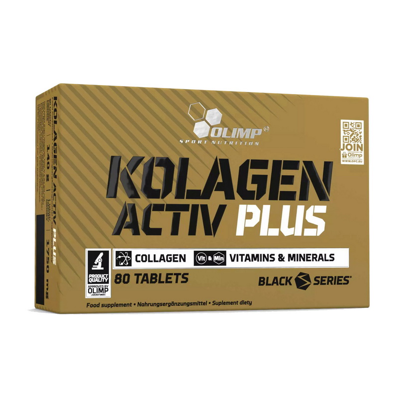 Колаген, Olimp Nutrition Kolagen Activ Plus, 80 таблеток