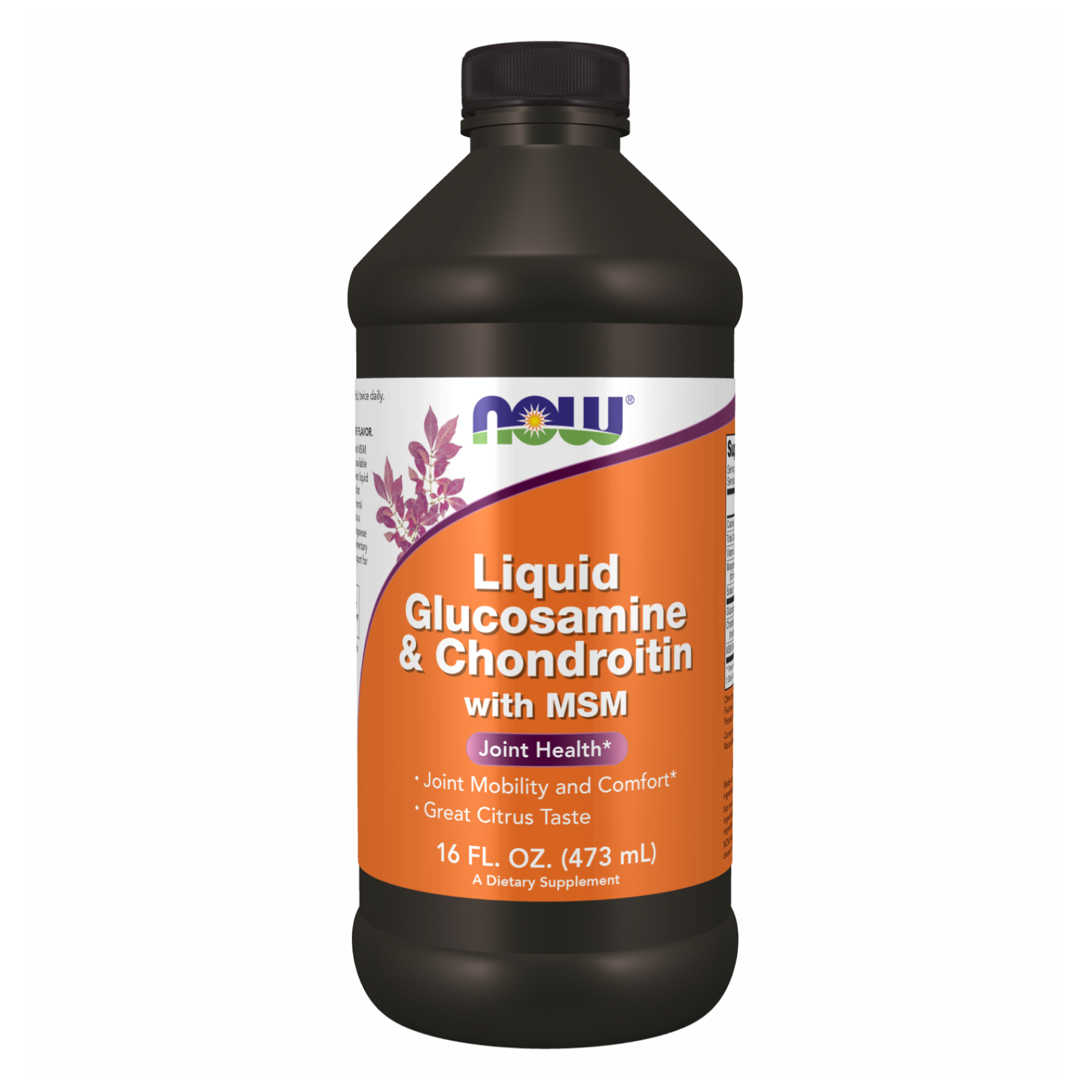 NOW Liquid Glucosamine & Chondroitin with MSM (473 ml)