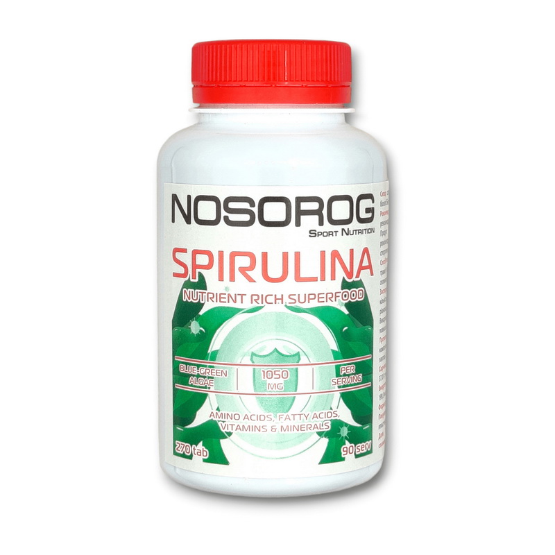 Спіруліна, NOSOROG Spirulina, 270 таблеток