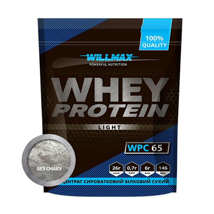 Willmax Whey Protein 65 (1 kg, без смаку)