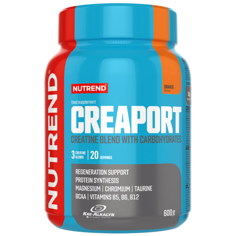 Креатин з амінокислотами, Nutrend Creaport, 600 г (апельсин)