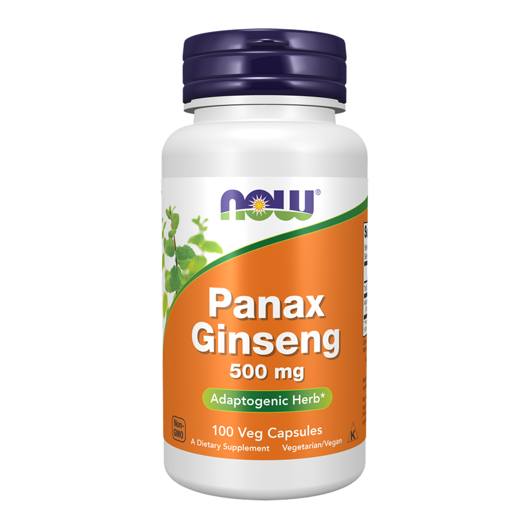 Екстракт женьшеню Panax, Now Foods Panax Ginseng Extract, 500 мг, 100 вегетаріанських капсул