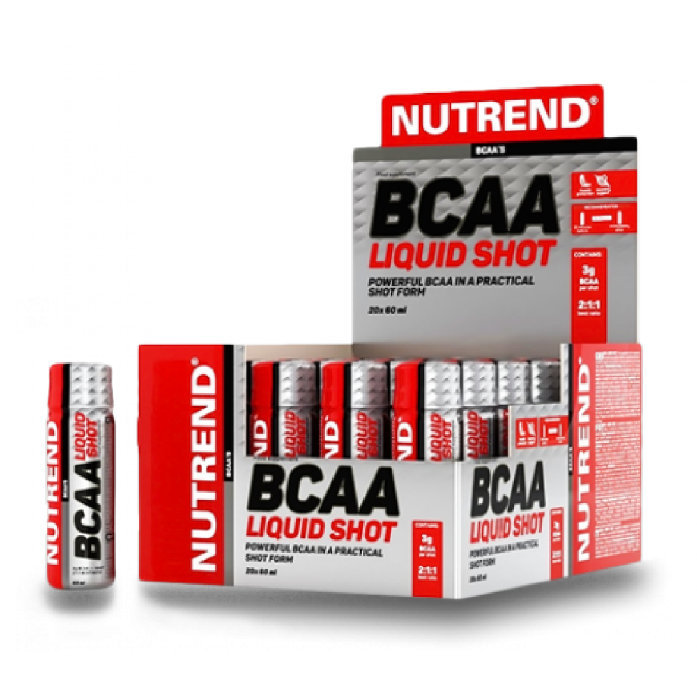 Аминокислоты BCAA, Nutrend BCAA MEGA SHOT, 60 мл