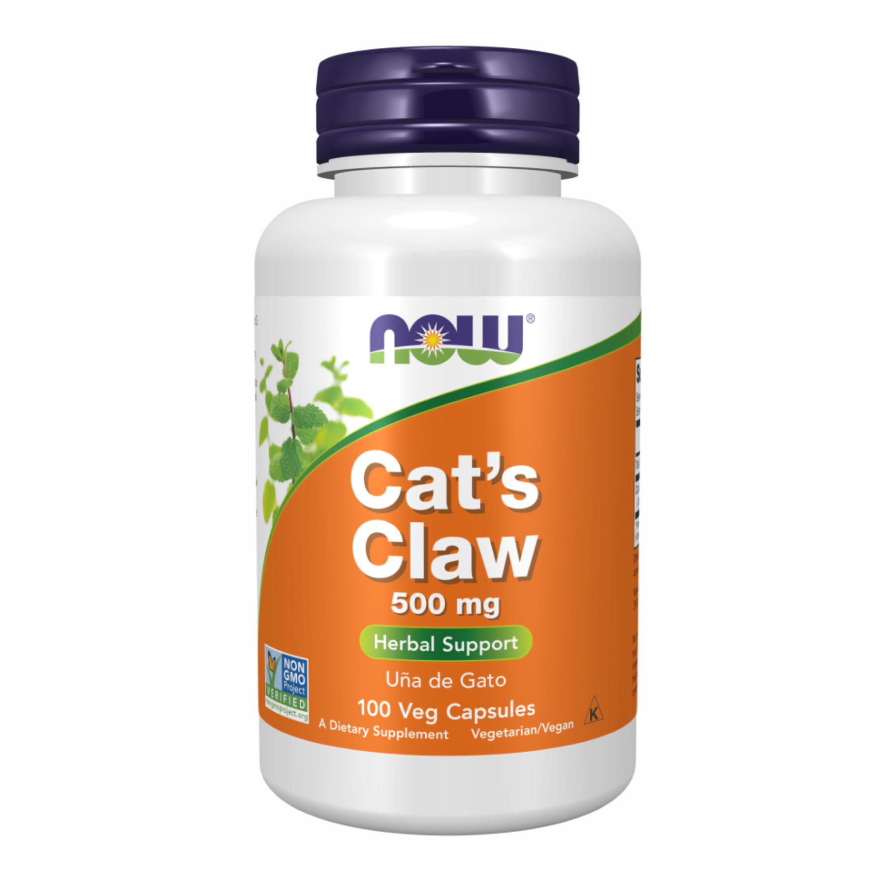 Котячий кіготь, Now Foods Cat's Claw, 500 мг, 100 вегетаріанських капсул