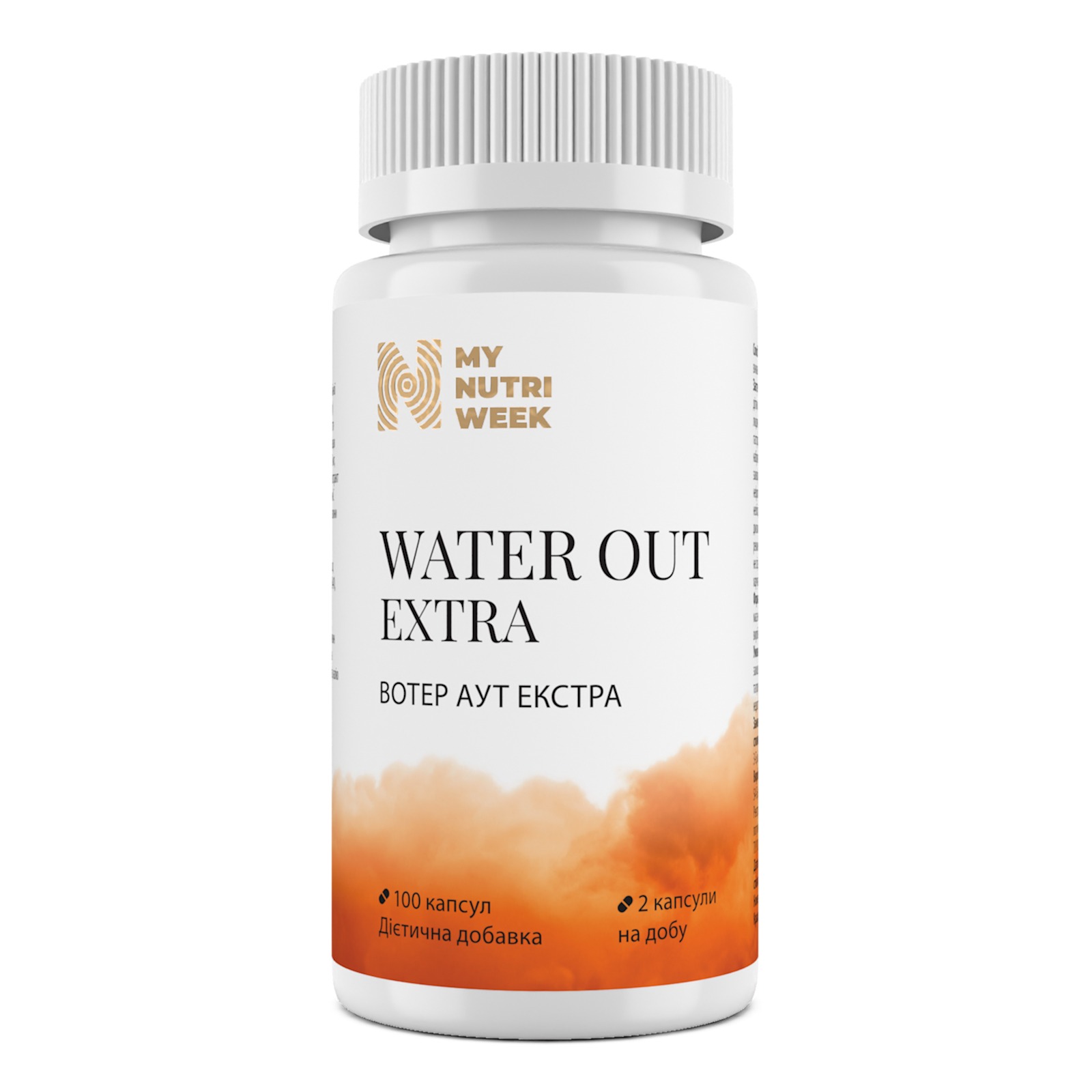 Комплекс для виведення зайвої рідини, My Nutri Week Water Out Extra, 100 капсул