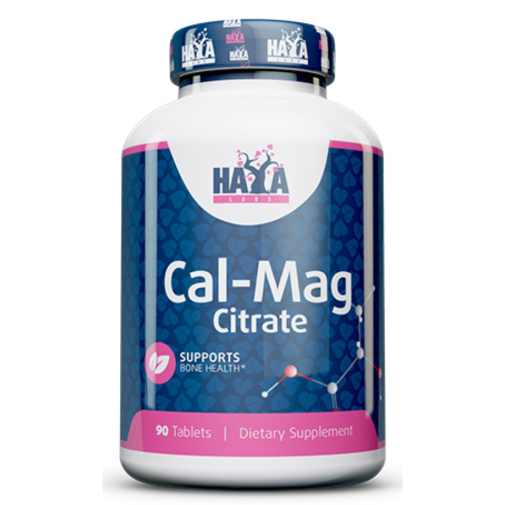Кальцій та магній цитрат, Haya Labs Calcium Magnesium Citrate, 90 таблеток