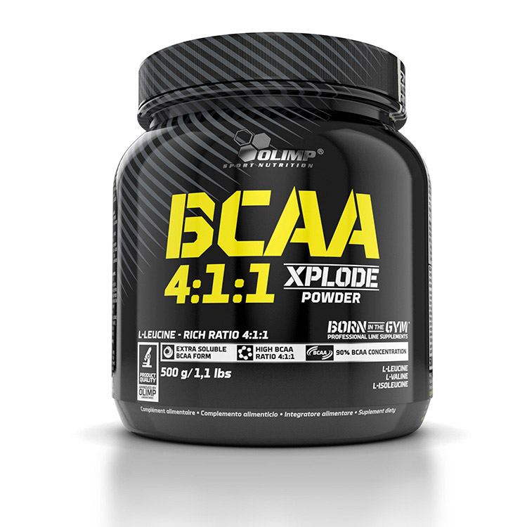 Амінокислоти BCAA, Olimp Nutrition BCAA 4:1:1 Xplode, 500 г (Фруктовий пунш)
