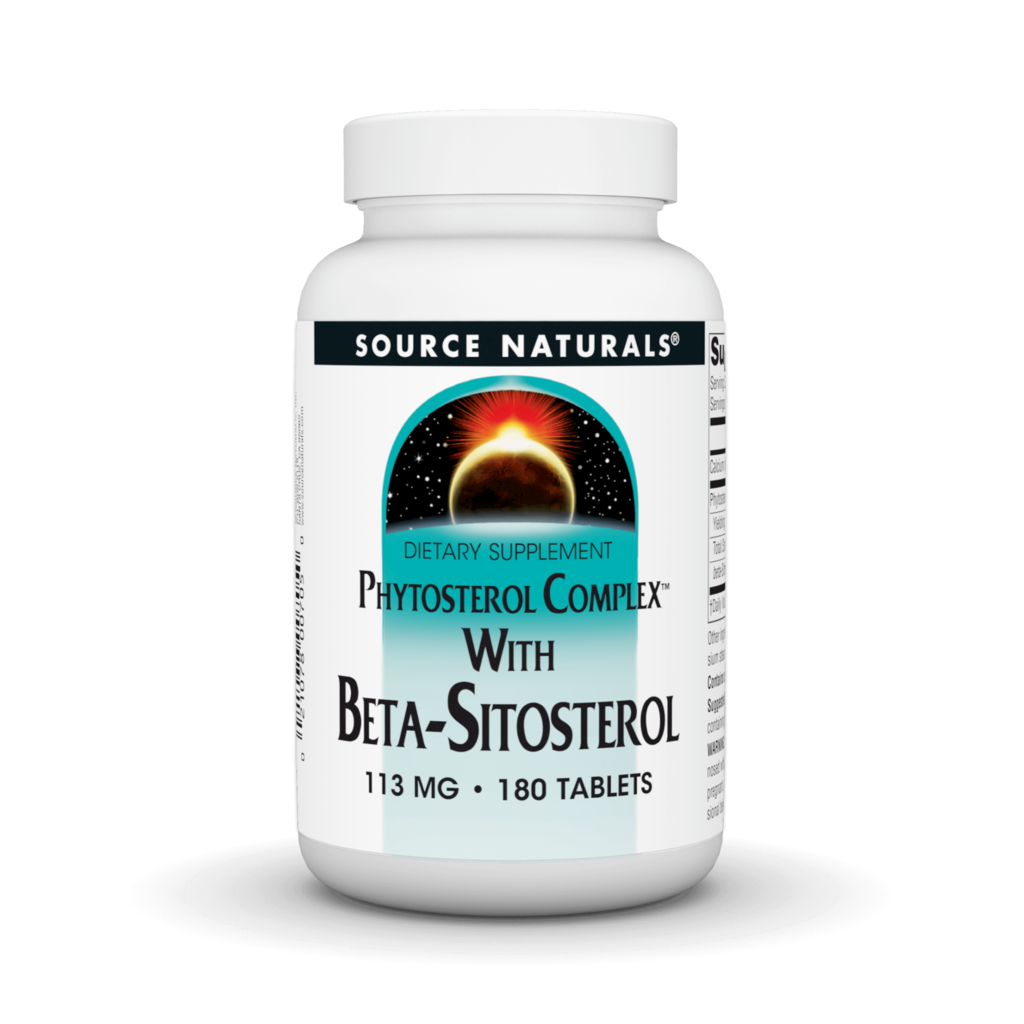 Комплекс фітостеролів з бета-ситостеролом, Source Naturals Phytosterol Complex with Beta Sitosterol, 113 мг, 180 таблеток