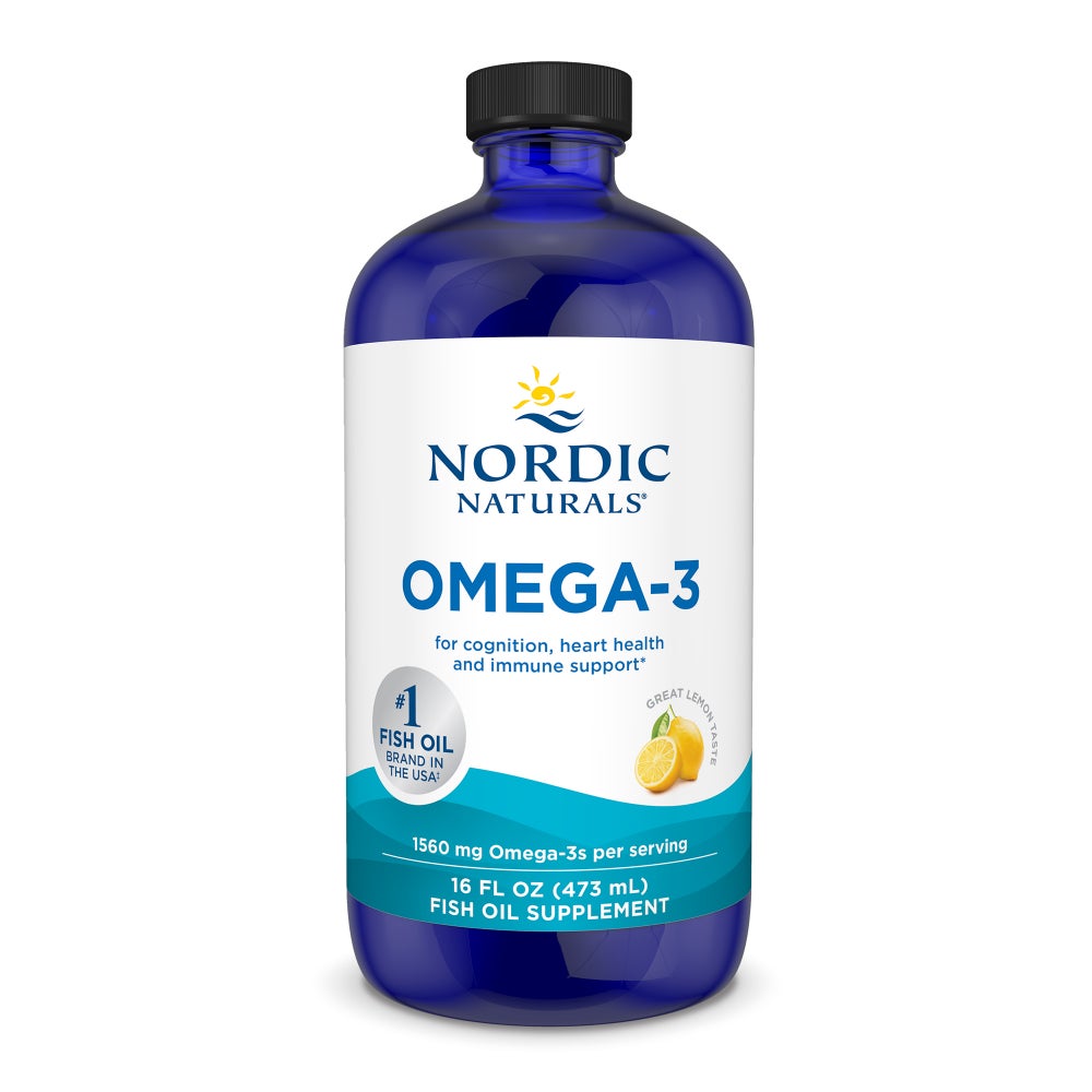 Омега-3, Nordic Naturals Omega-3, 1560 мг, 473 мл (Лимон)