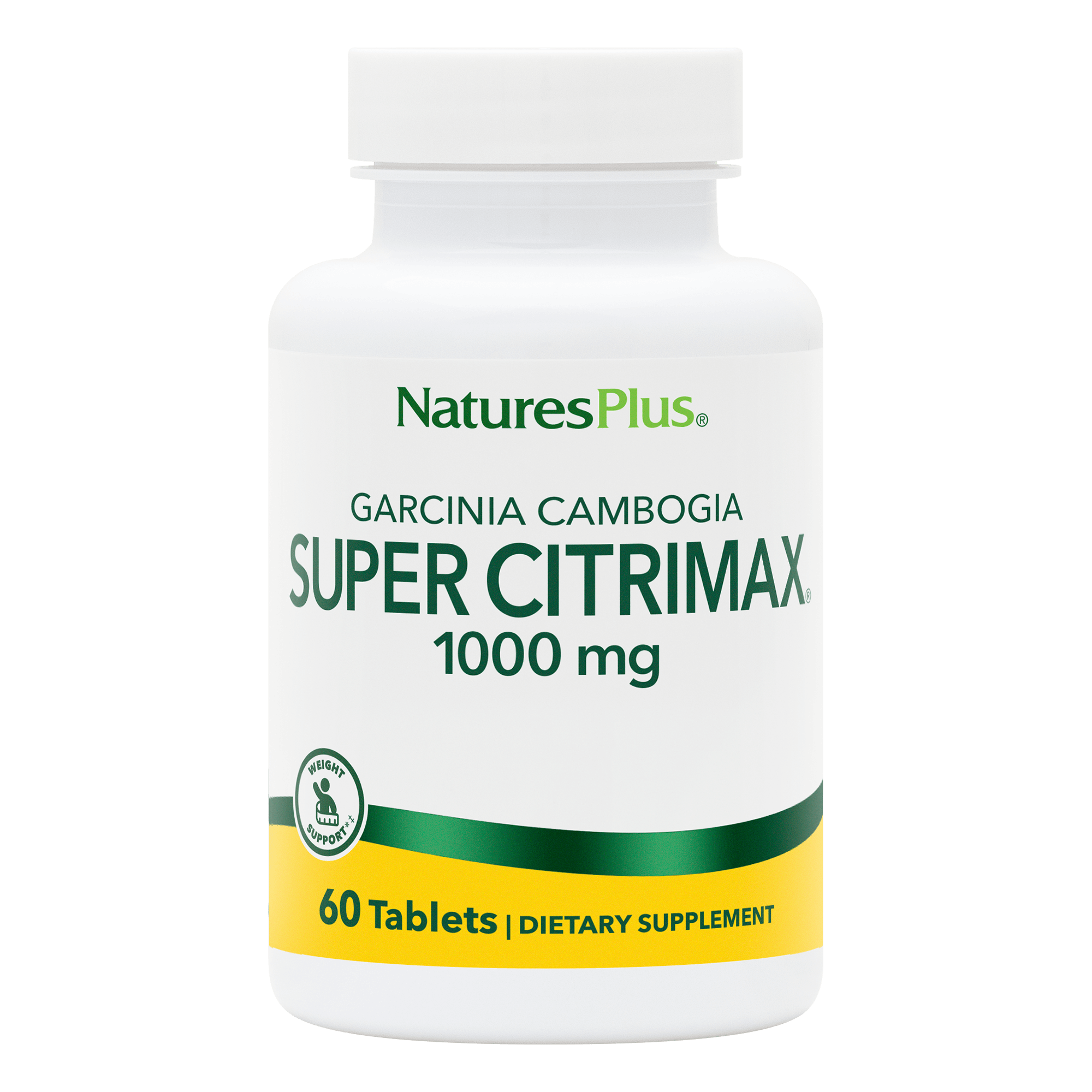 Гарцинія камбоджійська, Natures Plus Citrimax, 1000 мг, 60 таблеток