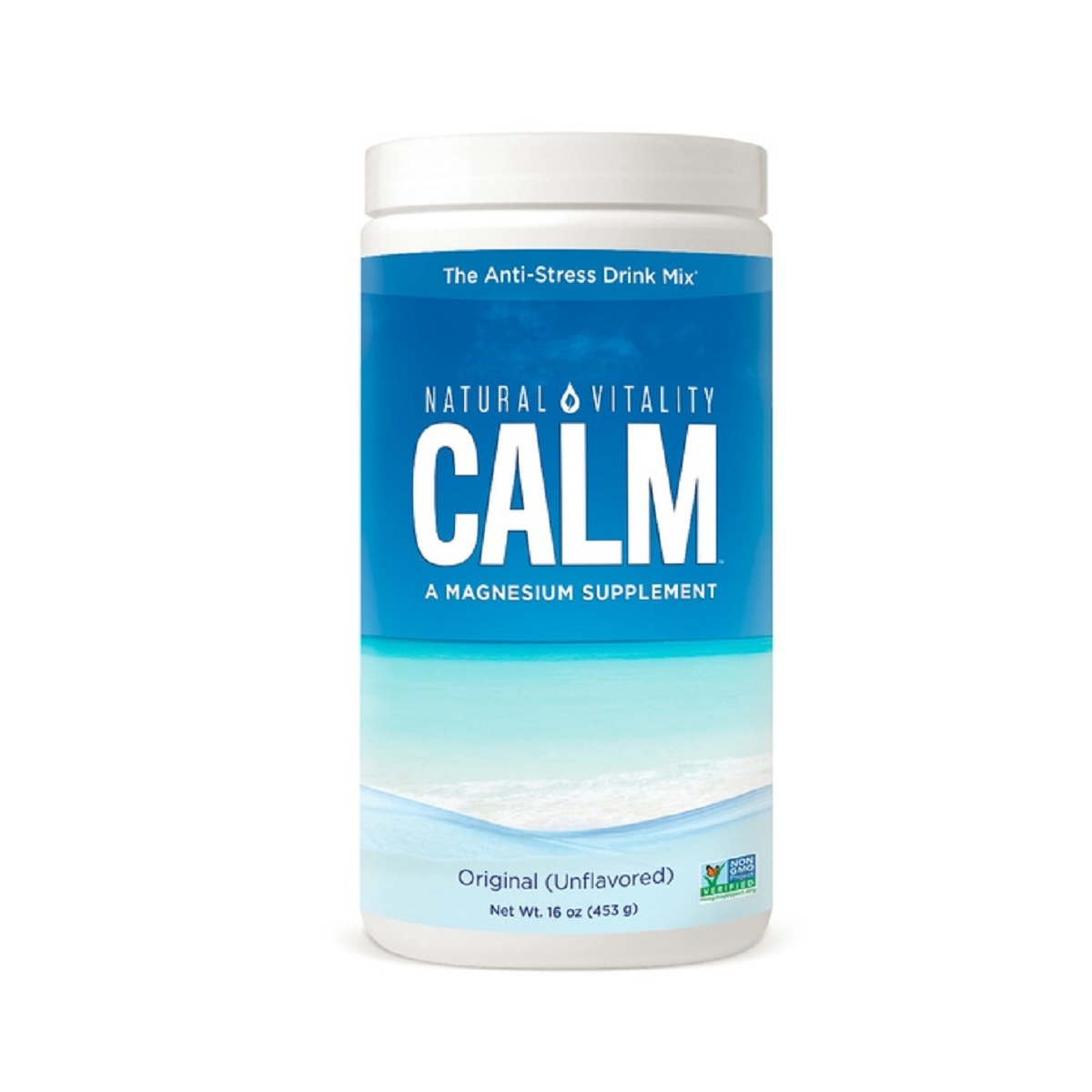 Напій-антистрес з магнієм, Natural Vitality CALM, Anti-Stress Drink Mix, 453 г (Без смаку)
