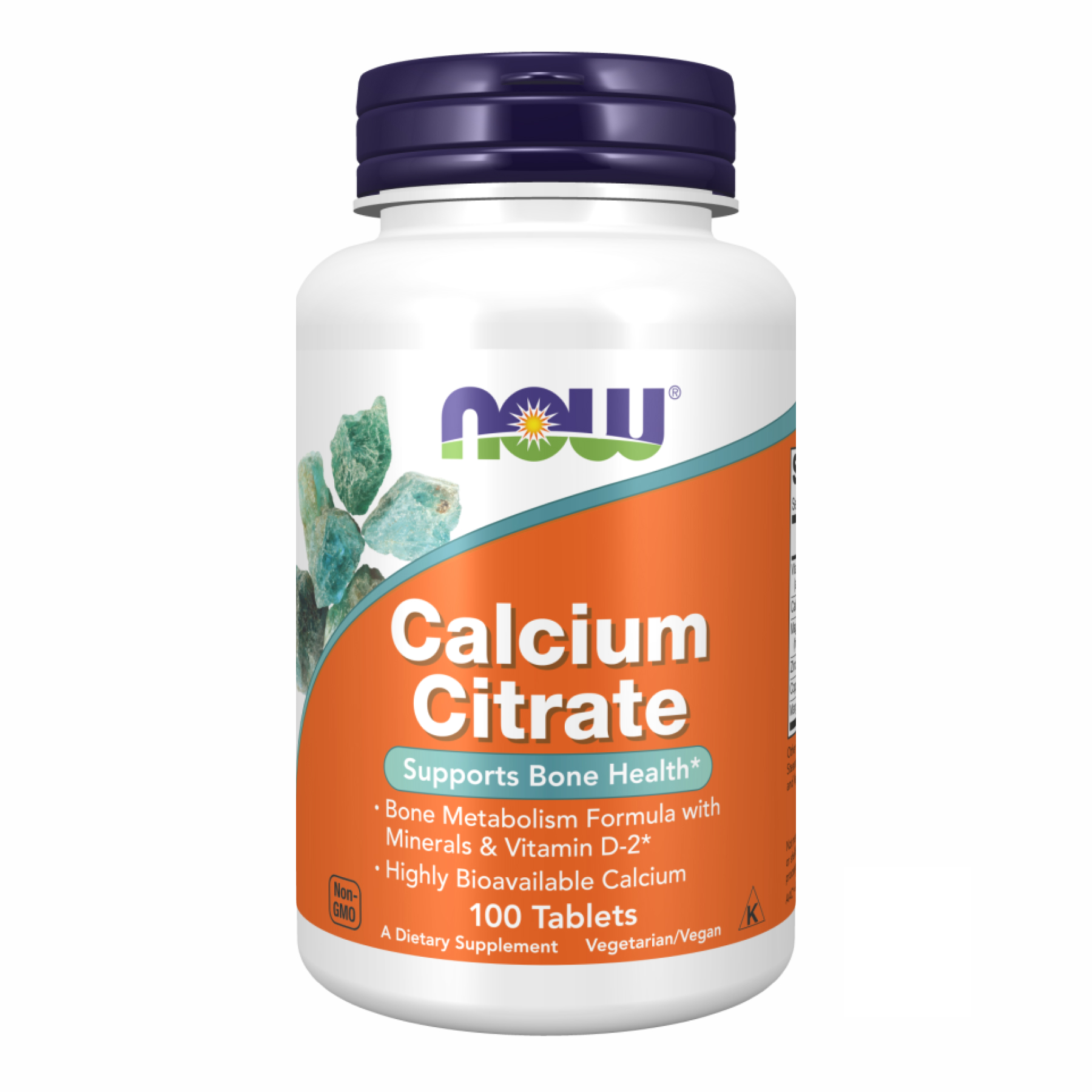 Кальцій цитрат з мінералами, Now Foods Calcium Citrate with Minerals, 100 таблеток