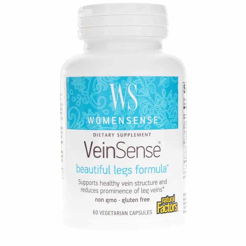 Підтримка вен для жінок, WomenSense, VeinSense, Natural Factors, 60 вегетаріанських капсул