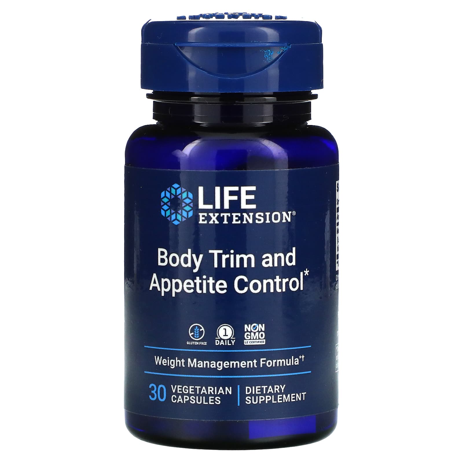 Засіб для зниження ваги та контролю апетиту, Life Extension Body Trim and Appetite Control, 30 вегетаріанських капсул