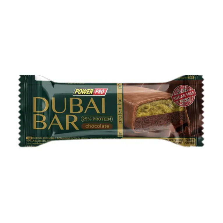 Протеїновий батончик, Power Pro Dubai Bar, 50 г (Шоколад)