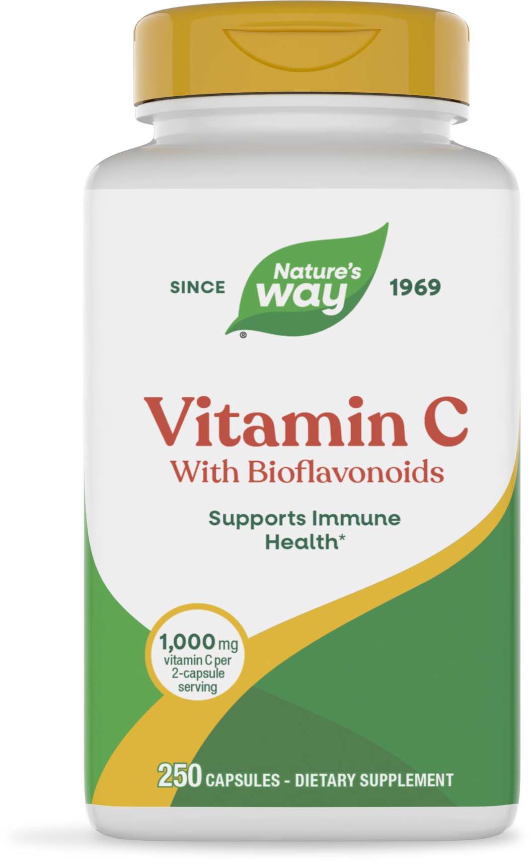 Вітамін С з біофлавоноїдами, Nature's Way Vitamin C with Bioflavonoids, 1000 мг, 250 капсул