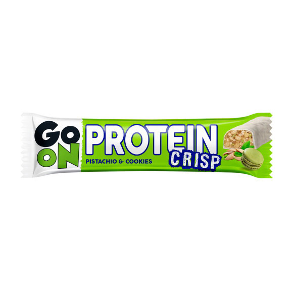 Протеїновий батончик, GoOn Nutrition Protein Crisp, 45 г (Фісташка, Печиво)