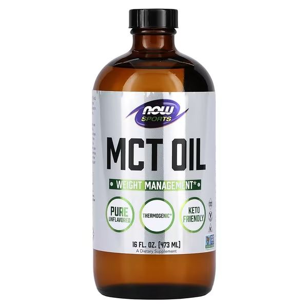 МСТ олія, Now Foods MCT Oil, 473 мл