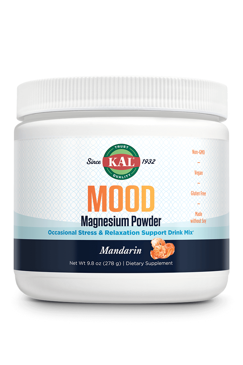 Магній гліцинат у порошку, Kal Mood Magnesium Glycinate Powder, 278 г (Мандарин)