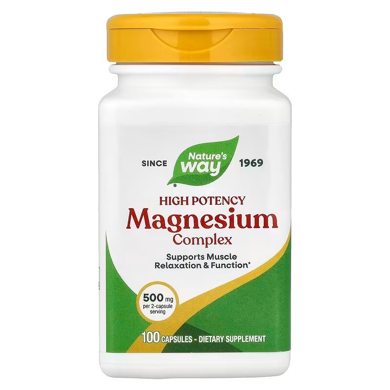 Магній комплекс, Nature's Way Magnesium Complex, 250 мг, 100 капсул