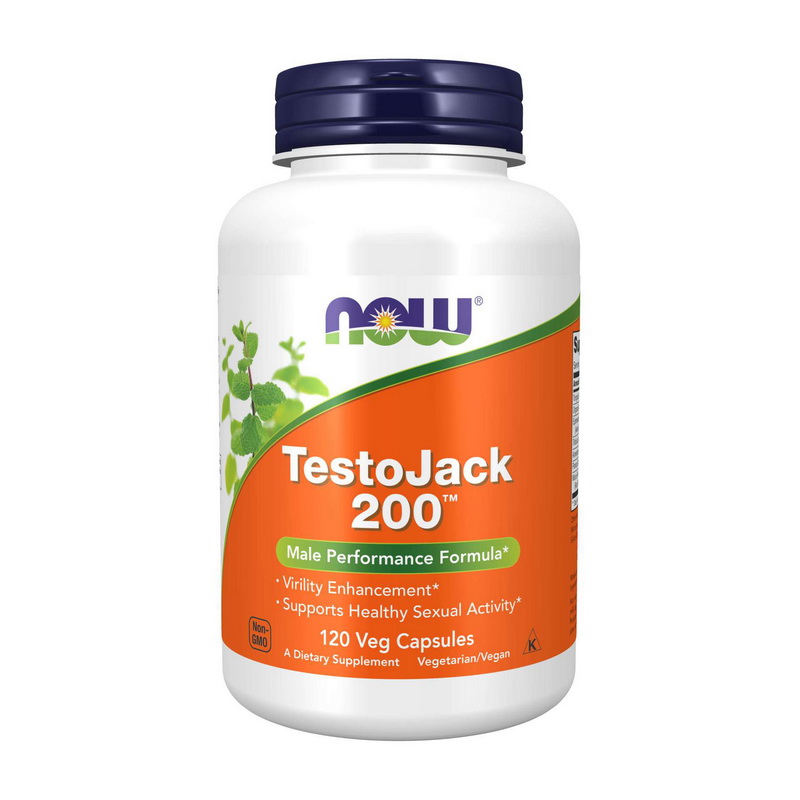NOW Testo Jack 200 Extra Strenght (120 veg caps)