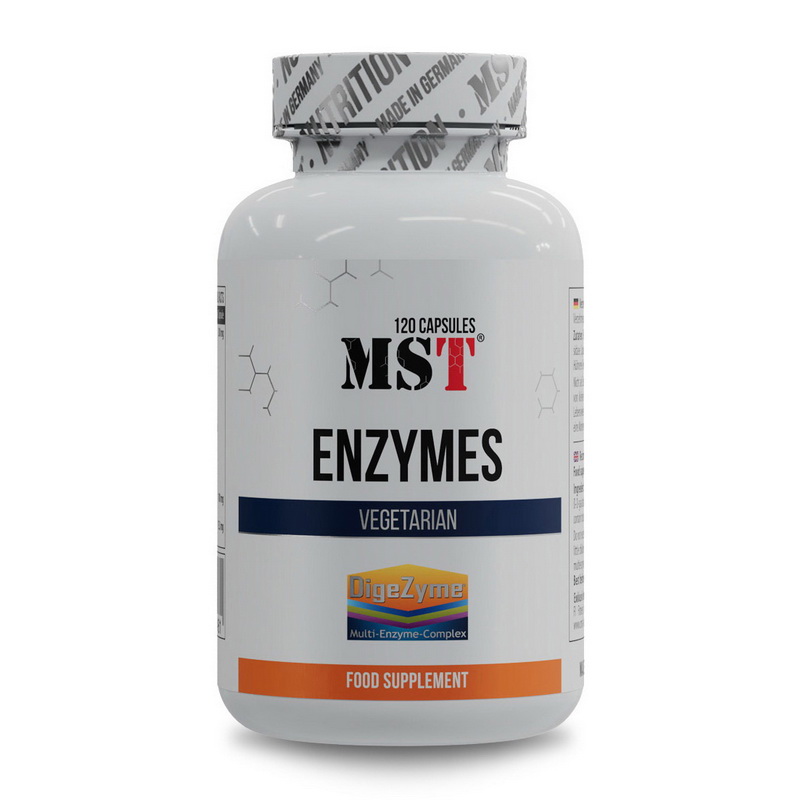 Травні ферменти, MST Enzymes, 120 капсул