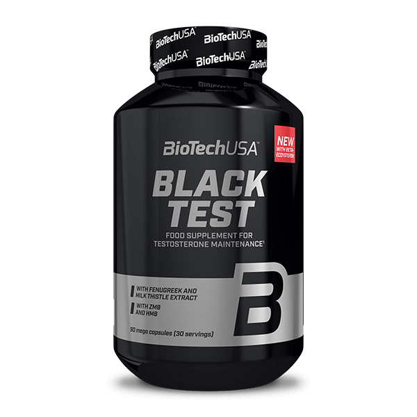 Передтренувальний комплекс, BioTech Black Test, 90 капсул