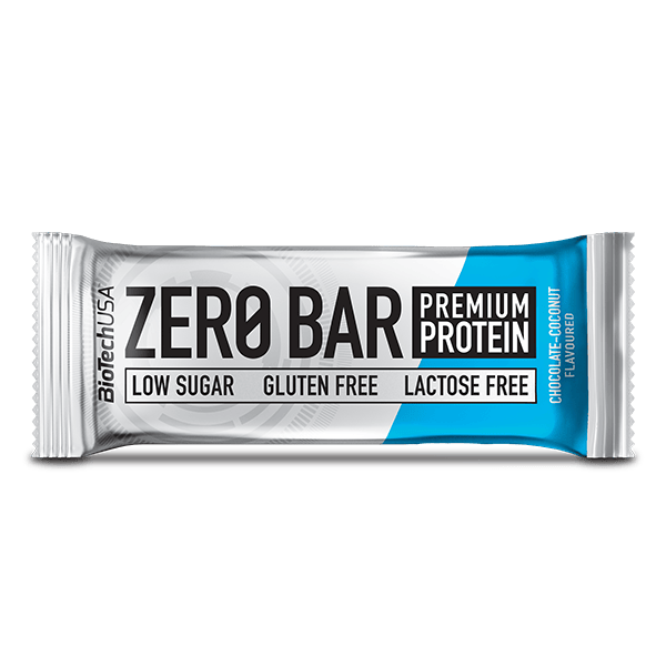 Протеїновий батончик, BioTech Zero Bar, 50 г (шоколад-кокос)