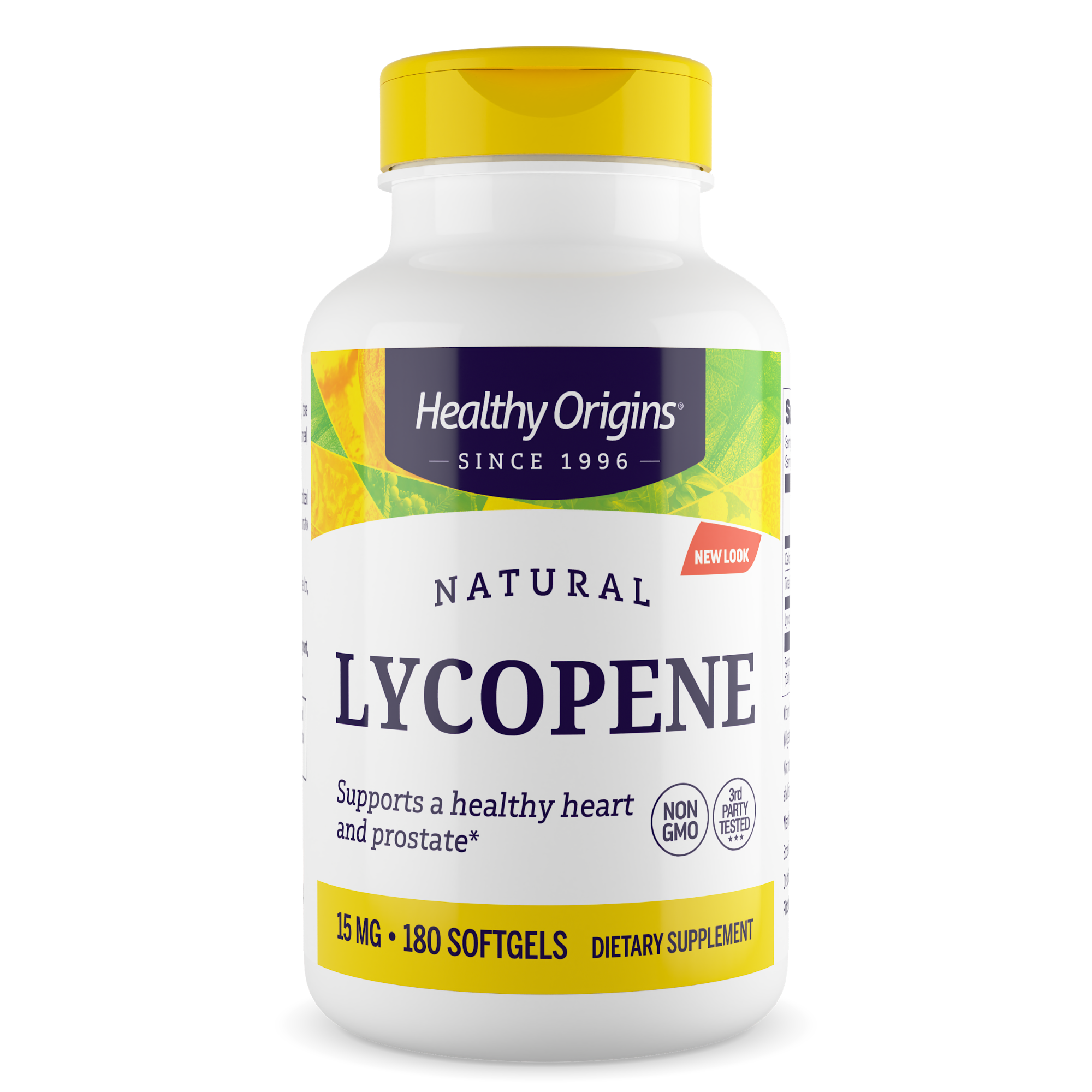 Лікопін, Healthy Origins Natural Lycopene, 15 мг, 180 м'яких капсул