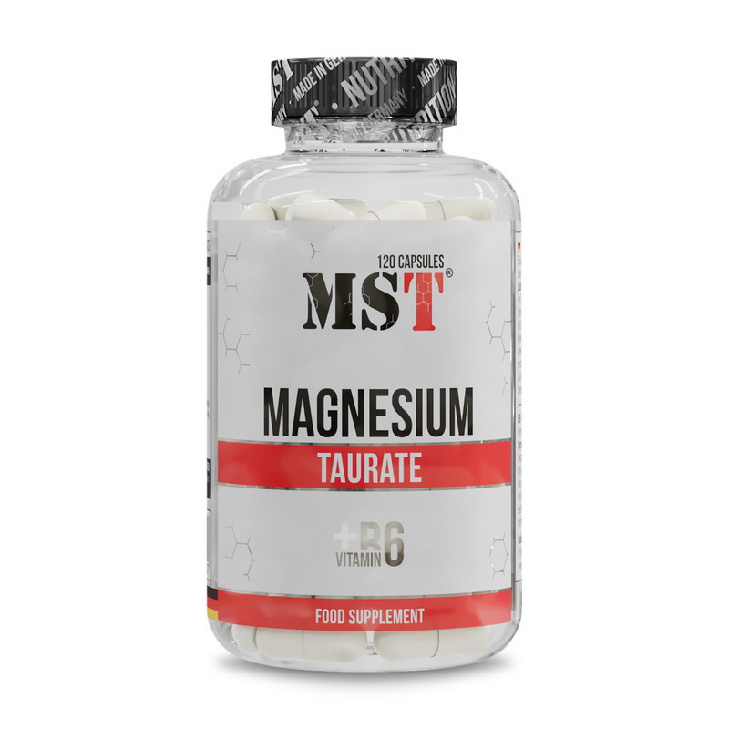 Магній таурат, MST Magnesium Taurate, 120 капсул