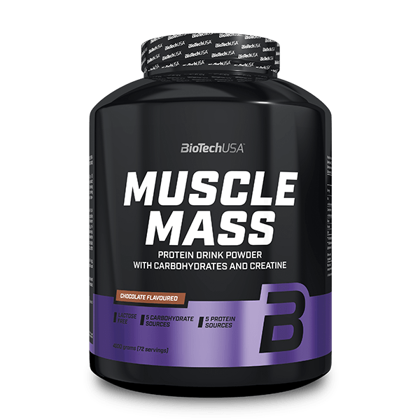 Гейнер для набору маси, BioTech Muscle Mass, 4 кг (Шоколад)