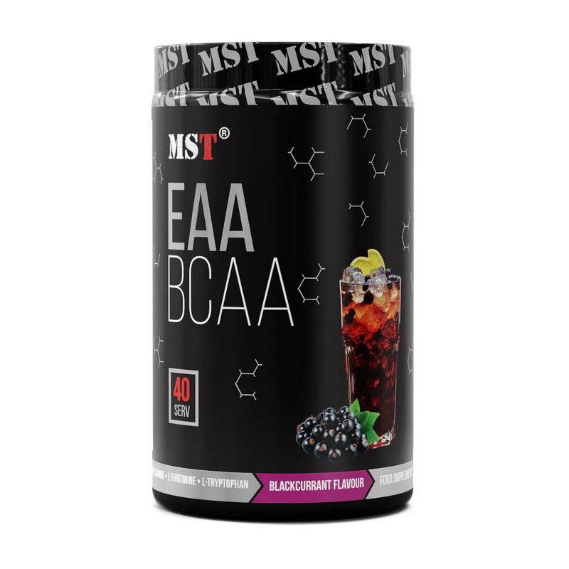 BCAA та EAA, MST BCAA&EAA zero, 520 г (Чорна смородина)