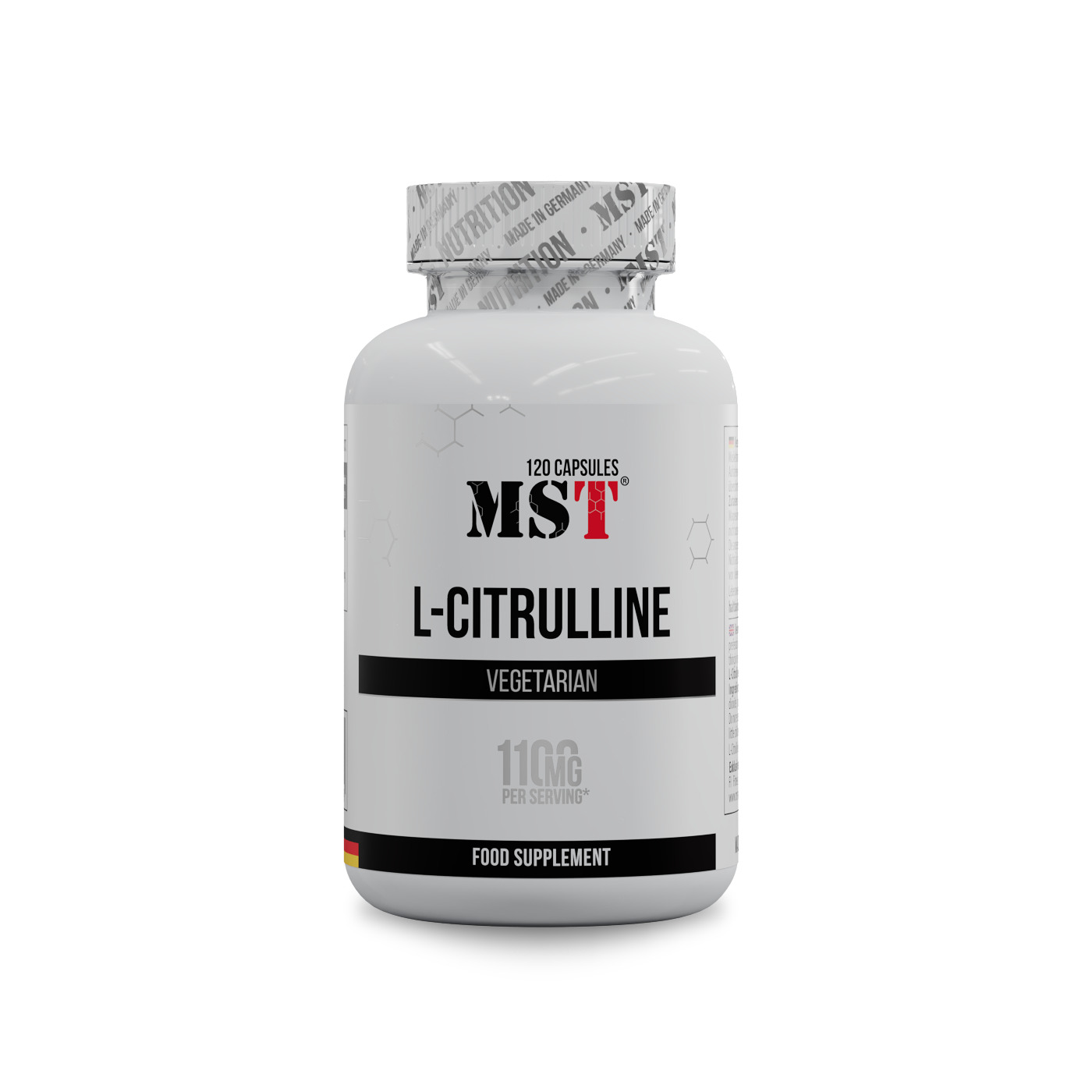 L-цитрулін, MST L-Citrulline 1100, 120 капсул