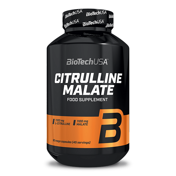 Цитрулін малат, BioTech Citrulline Malate Mega Caps, 90 капсул