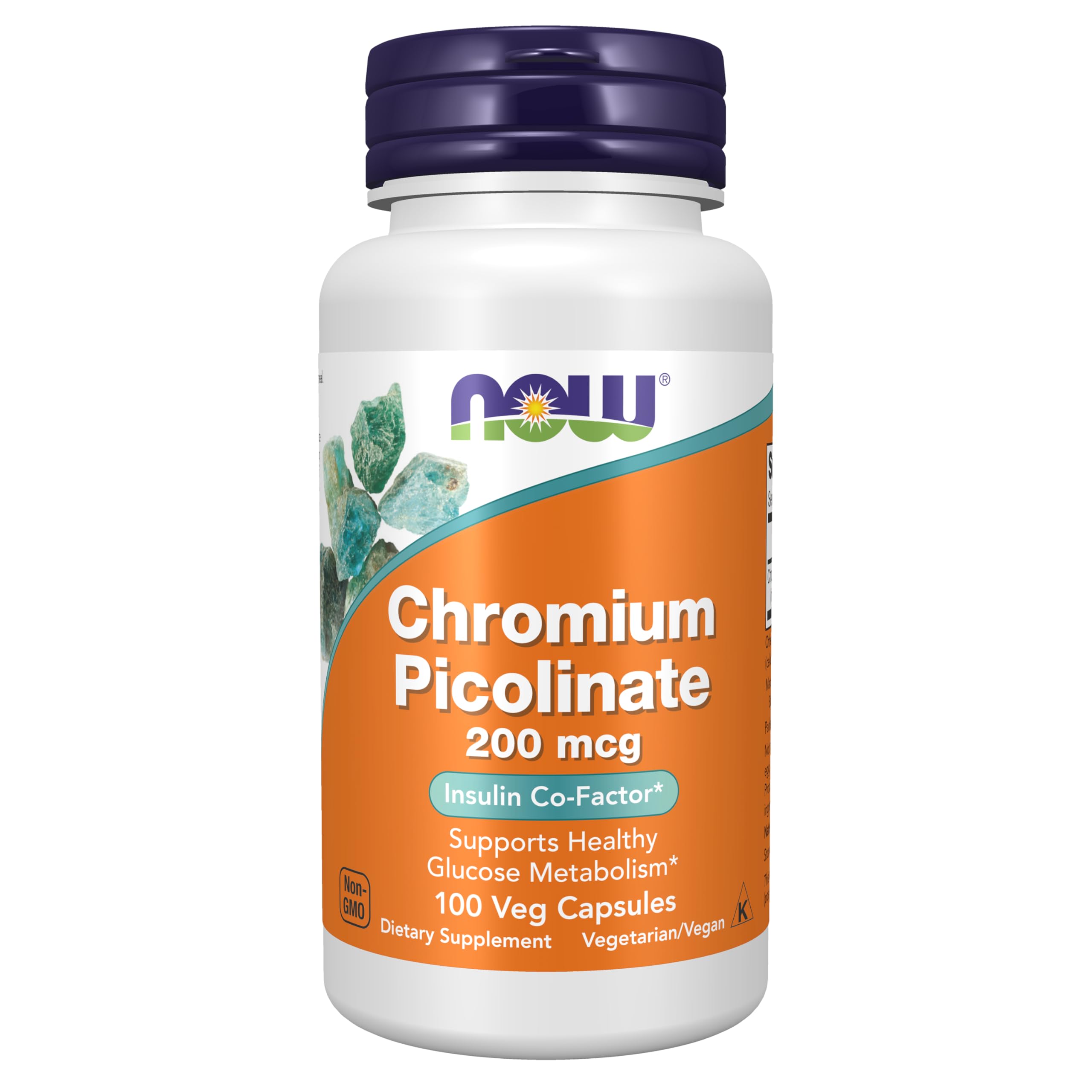 NOW Chromium Picolinate 200 mcg (100 caps)