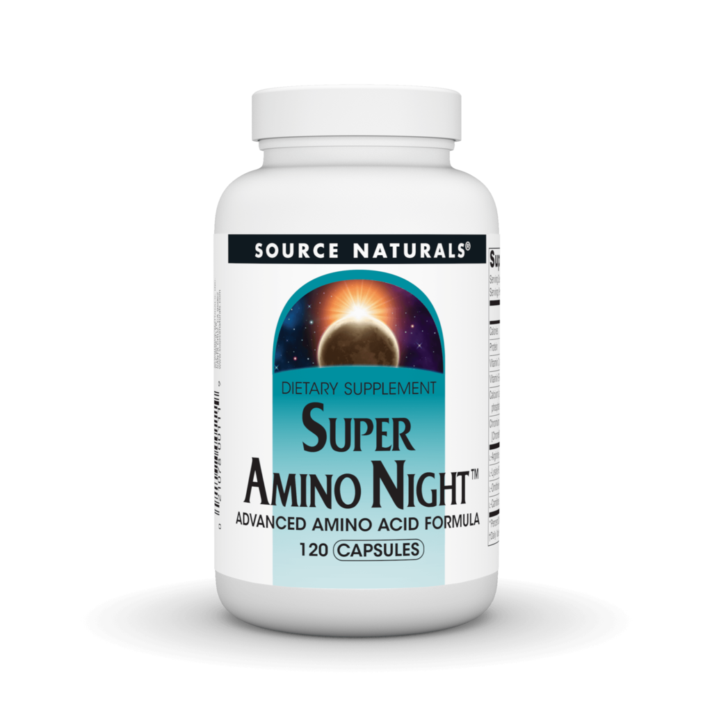 Амінокислотний комплекс для сну, Source Naturals Super Amino Night, 120 капсул