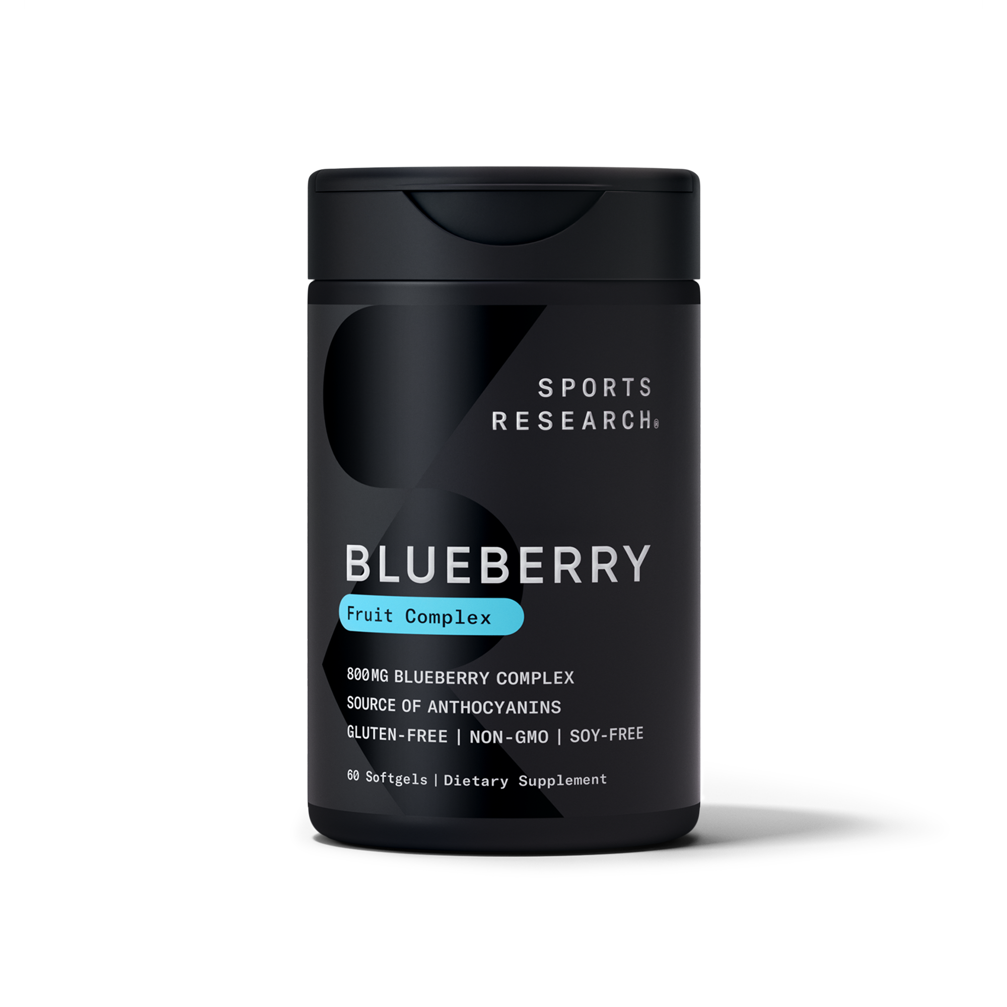 Концентрат лохини, Sports Research Blueberry Concentrate, 800 мг, 60 м'яких капсул