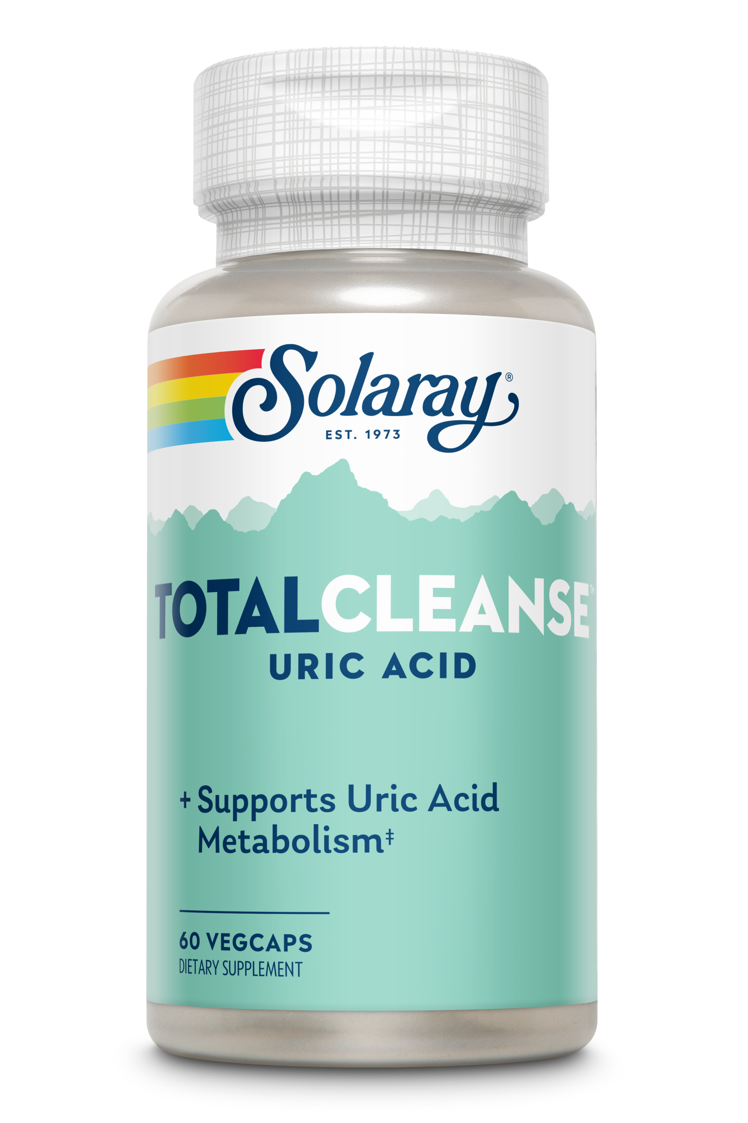 Комплекс для очищення сечової кислоти, Solaray Total Cleanse Uric Acid, 60 вегетаріанських капсул