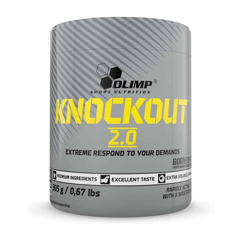 Передтренувальний комплекс, Olimp Nutrition Knockout 2.0, 400 г (Жувальна гумка)