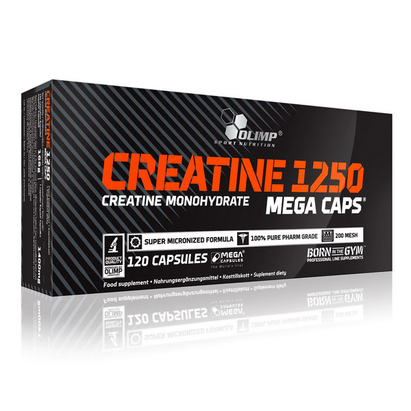 Креатин, Olimp Nutrition Creatine Mega Caps 1250, 120 капсул