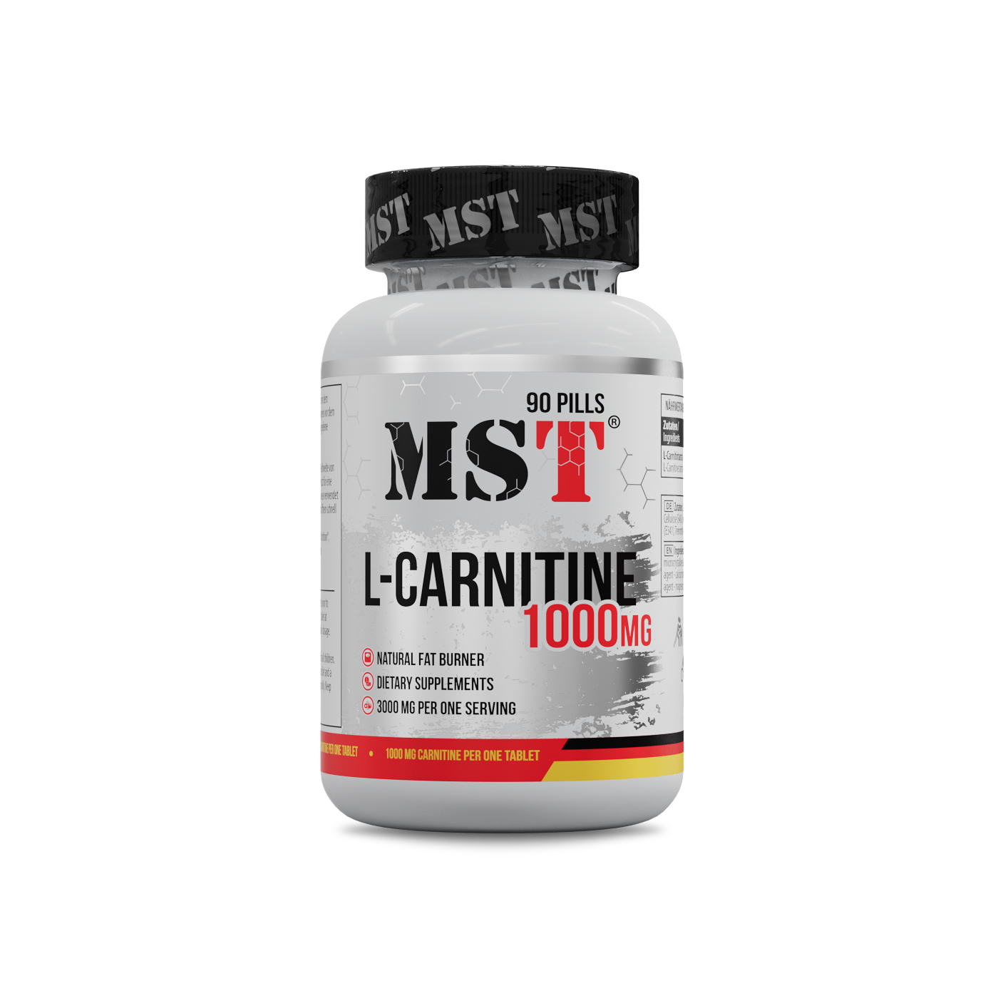 L-карнітин, MST L-Carnitine 1000, 90 таблеток