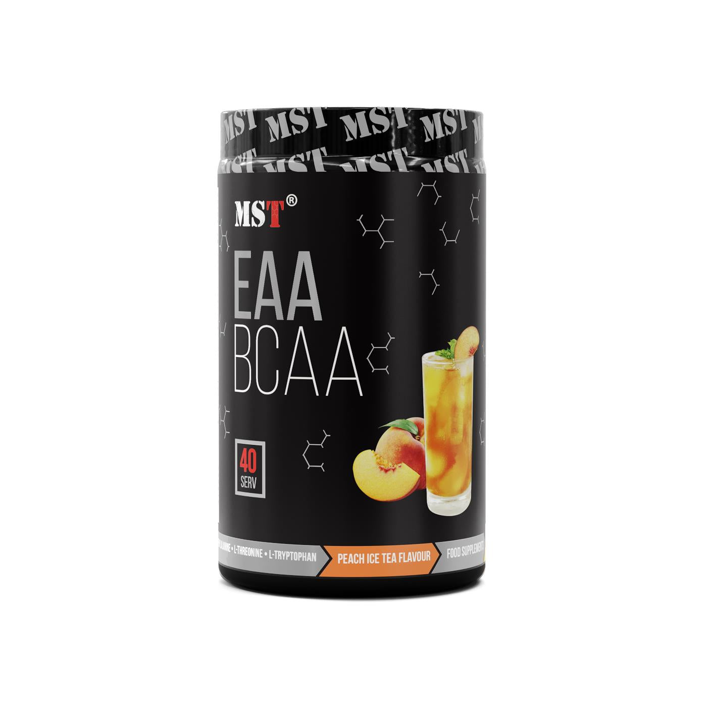 BCAA та EAA, MST BCAA&EAA zero, 520 г (Персиковий чай)