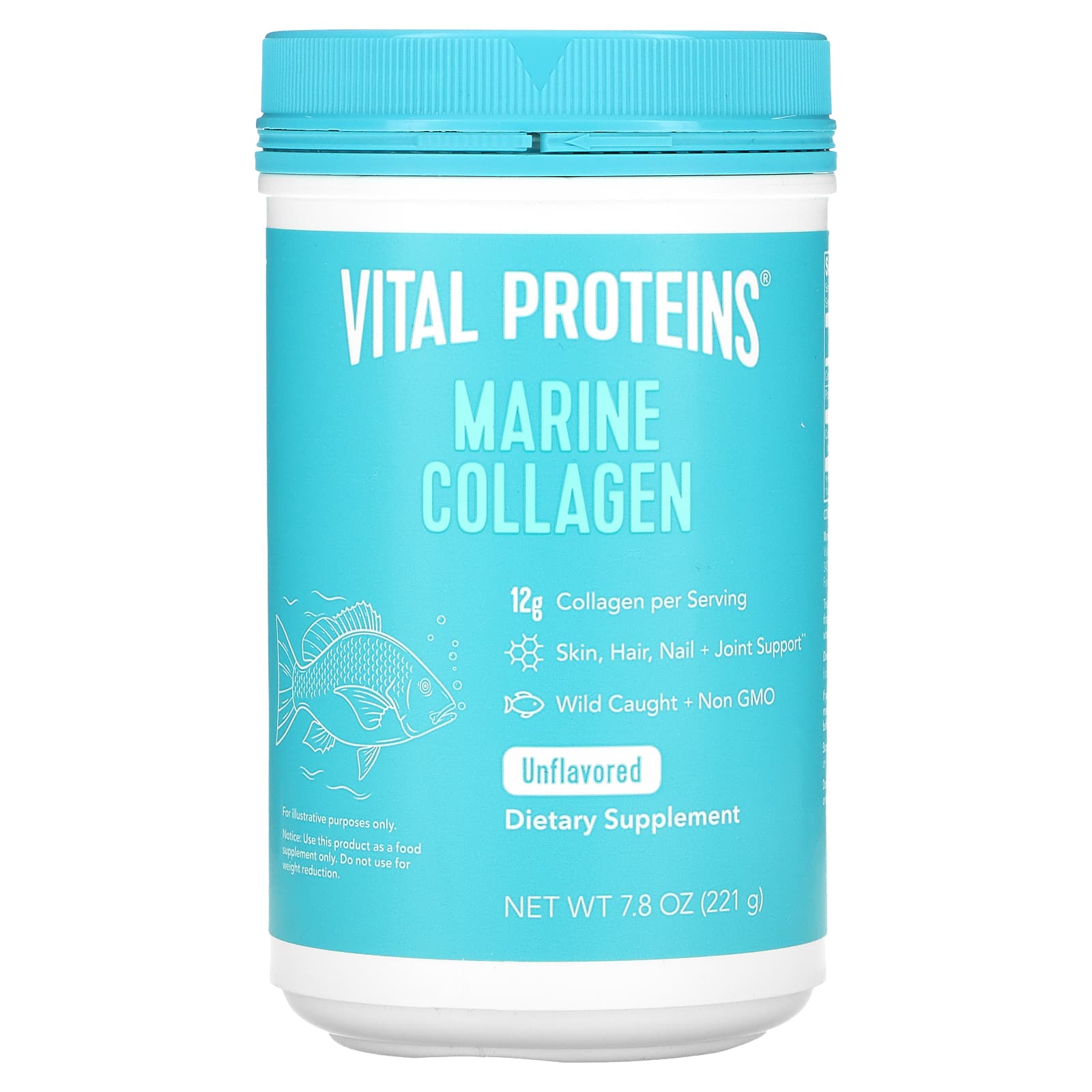 Морський колаген, Vital Proteins Marine Collagen Wild Caught, 221 г