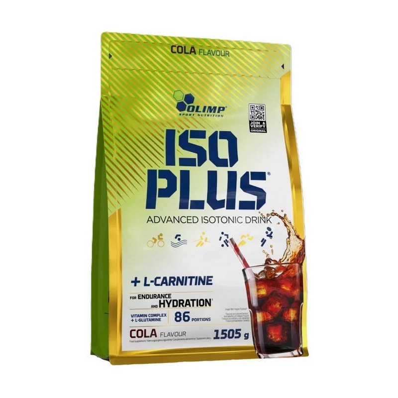 OLIMP Iso Plus + L-Carnitine (1,5 kg, cola)
