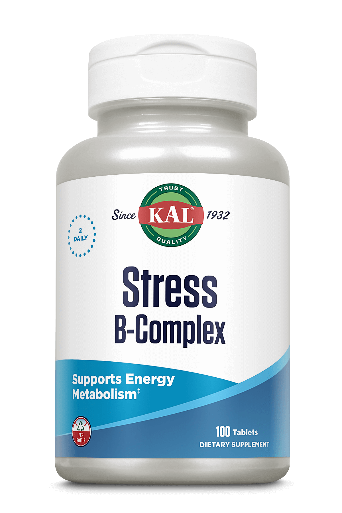 Вітаміни групи B, Kal Stress B Complex, 100 таблеток