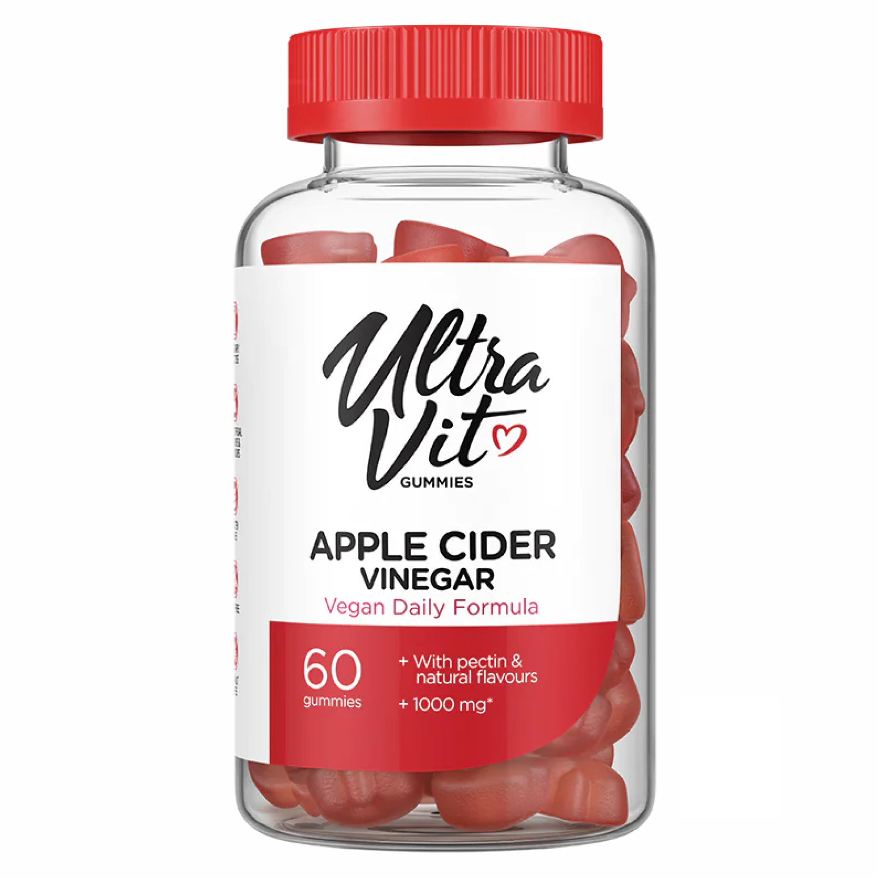 Яблучний оцет, VP Lab Apple Cider Vinegar, 60 жувальних цукерок