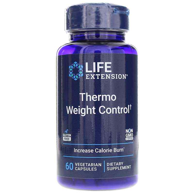 Контроль ваги, Life Extension Thermo Weight Control, 60 вегетаріанських капсул